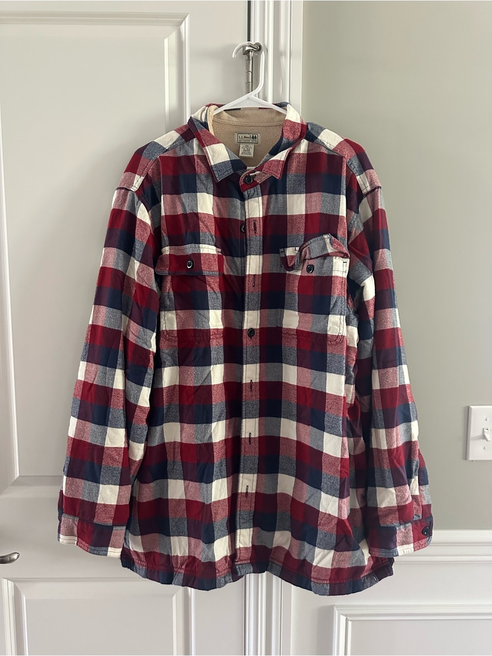 Men’s L.L. Bean Sherpa Lined Long Sleeve Shirt